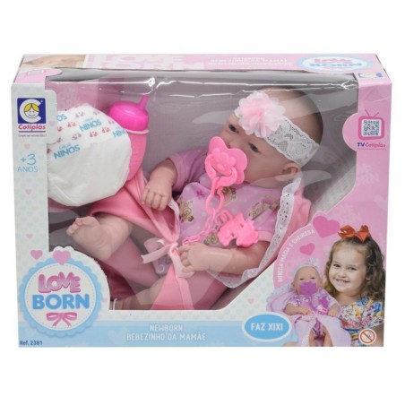 Muñeca Love Born Bebé de Mamá Hace Pipí