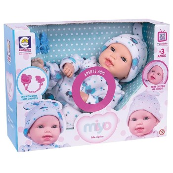 Muñeca Miyo Niña con Sonidos de Bebé Real