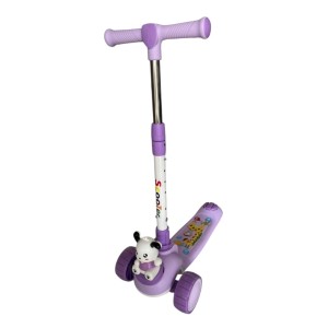 Scooter para niña morado osito +2 años