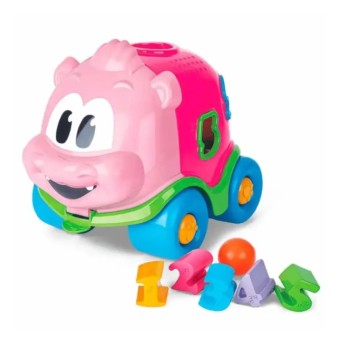 Carrito bolopotamo con formas geometricas de encaje