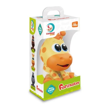 Jirafa de vinil fofilhote babyland