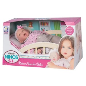 Bebe ninos reborn con boca abierta