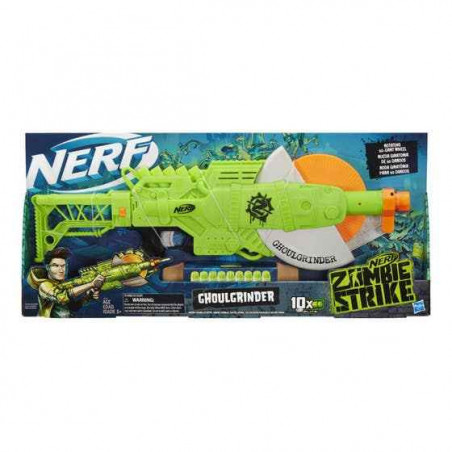 Pistola Hasbro Nerf  Zombie Ghoulgrinder con 10 dardos