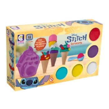 Kit de heladeria stitch en plastilina