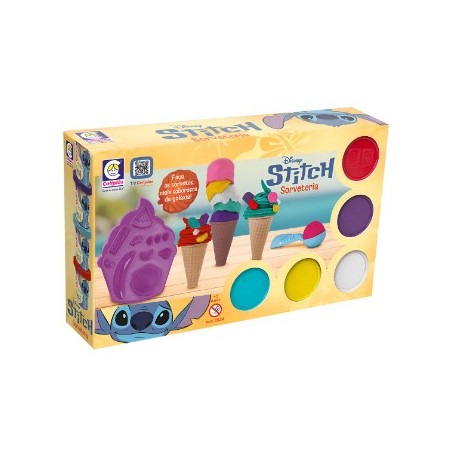 Kit de heladeria stitch en plastilina