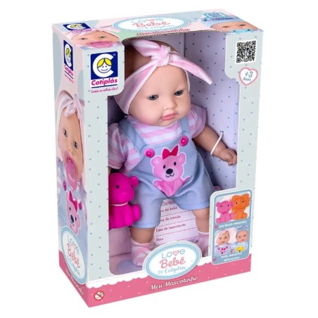 Muñeca Love Bebe con mascota Nina
