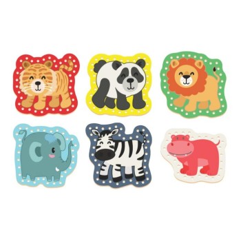 Juego Didáctico Arti Creativo Lacing Animals