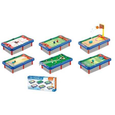 Juego De Mesa Action 6 En 1
