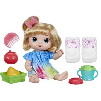 Muñeca Baby Alive Bebida De Frutas Manzana