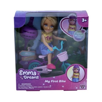 Muñeca Emma Mi Primera Bicicleta