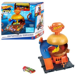 Pista Hot Wheels City Tienda De Hamburguesas