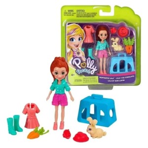 Polly Pocket! Lila Y Su Conejito Gdm11