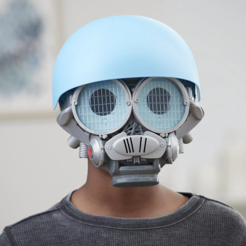 Mascara Autobot Sqweeks Transformers con distorsionador de voz