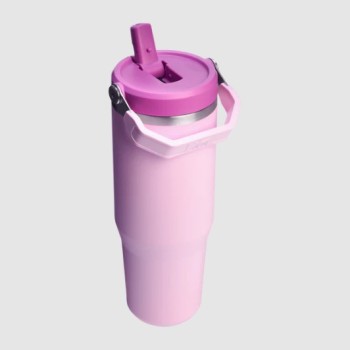 Botella Stanley 0.89Lt - 30oz Classic Flip Straw 2.0 Tumb Cherry Blossom