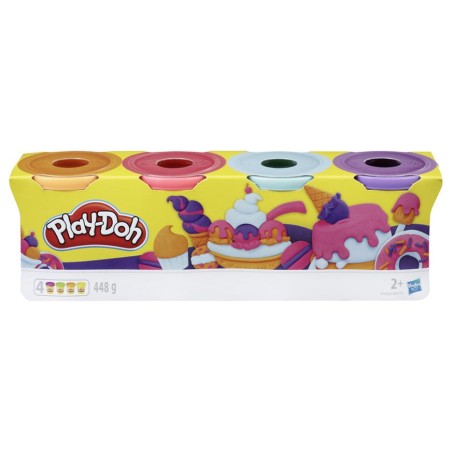 Pack x4 plastilinas Playdoh