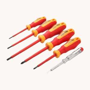Set 6 destornilladores electricidad Tolsen