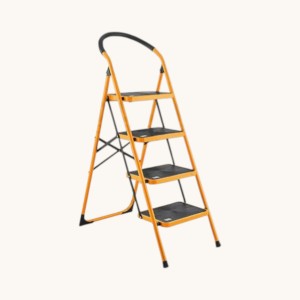 Escalera de acero 4 peldaños Tolsen Cap 150Kg