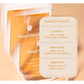Sanitizador de Manos Hidratante Touchland Fragancia Mango