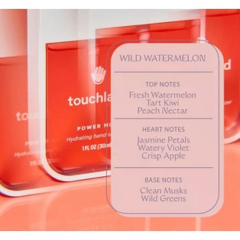 Sanitizador de Manos Hidratante Touchland Fragancia Sandia