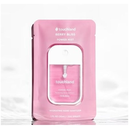 Sanitizador de Manos Hidratate Touchland Fragancia Frutos Rojos