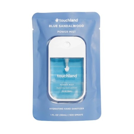 Sanitizador de Manos Hidratate Touchland Fragancia Sándalo Azul