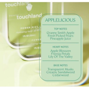 Sanitizador de Manos Hidratate Touchland Fragancia Mazana