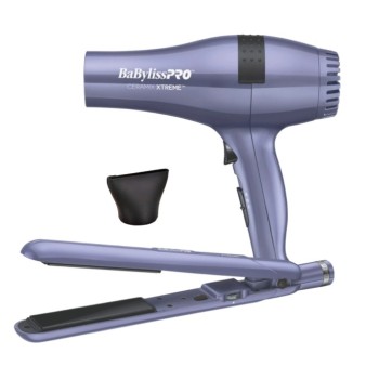 Pack Ceramic Xtreme Plancha 9555+Secador 5572 Violeta Babyliss