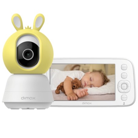 Monitor de bebé con cámara 4MP 360º