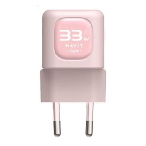 Cargador Havit usb 33w rosado