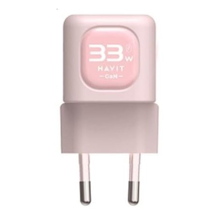 Cargador Havit usb 33w rosado