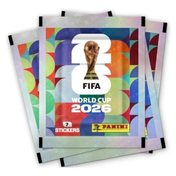 Sobre de figuritas del Mundial 2026