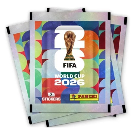 Sobre de figuritas del Mundial 2026