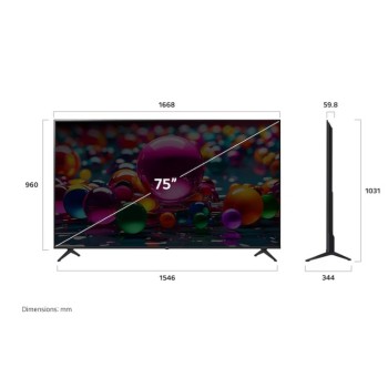 TV LG UHD AI SMART 4K de 75" 2025 con control magic