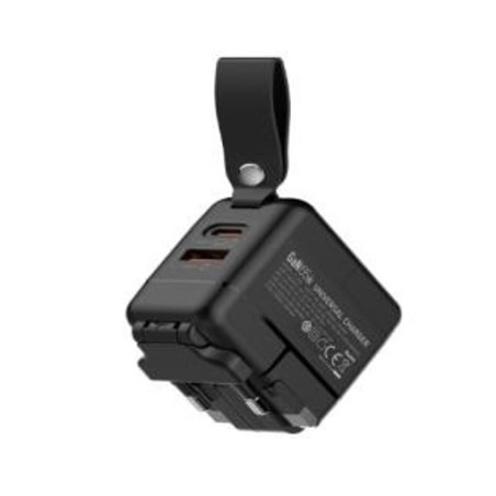 Cargador Huavi C-288 para viajes 3 enchufes