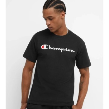 POLERA CHAMPION ESTAMPADO GRANDE COMPLETO TALLA - L COLOR - BLACK