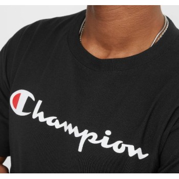 POLERA CHAMPION ESTAMPADO GRANDE COMPLETO TALLA - L COLOR - BLACK