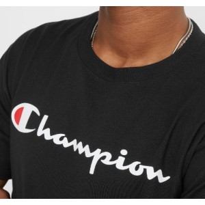 POLERA CHAMPION ESTAMPADO GRANDE COMPLETO TALLA - L COLOR - BLACK
