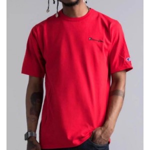 POLERA CHAMPION BORDADO PEQUEÑO COMPLETO TALLA - M COLOR - TEAM RED SCARLET