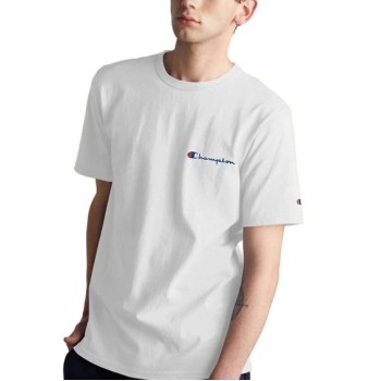 POLERA CHAMPION BORDADO PEQUEÑO COMPLETO TALLA - L COLOR - WHITE