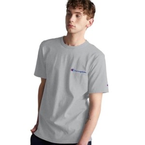 POLERA CHAMPION BORDADO PEQUEÑO COMPLETO TALLA - XL COLOR - OXFORD GRAY