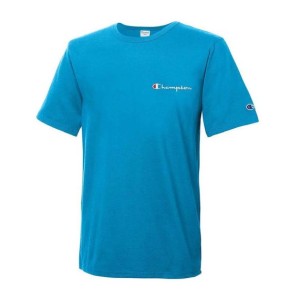POLERA CHAMPION BORDADO PEQUEÑO COMPLETO TALLA - M COLOR - DEEP BLUE