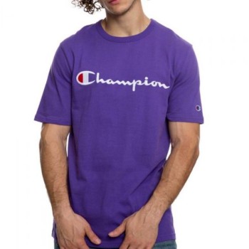 POLERA CHAMPION BORDADO GRANDE COMPLETO TALLA - XL COLOR - PURPLE