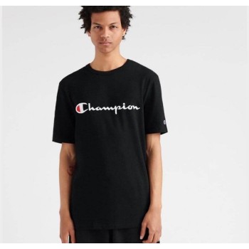POLERA CHAMPION BORDADO GRANDE COMPLETO TALLA - L COLOR - BLACK