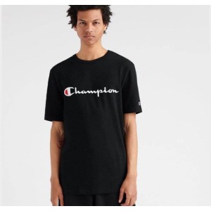 POLERA CHAMPION BORDADO GRANDE COMPLETO TALLA - M COLOR - BLACK