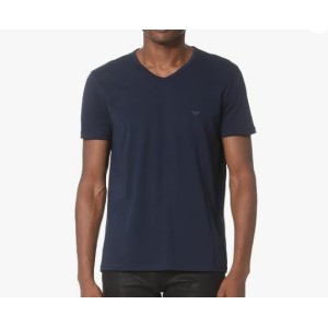 POLERA EMPORIO ARMANI ENGOMADO PEQUEÑO TALLA - L COLOR - NAVY