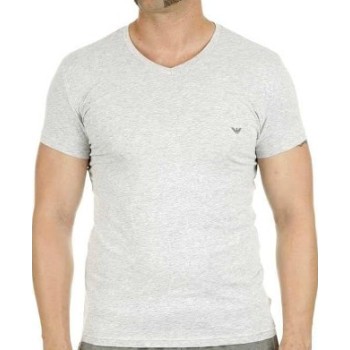 POLERA EMPORIO ARMANI ENGOMADO PEQUEÑO TALLA - L COLOR - PLOMO