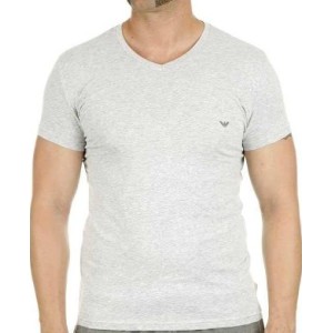 POLERA EMPORIO ARMANI ENGOMADO PEQUEÑO TALLA - L COLOR - PLOMO