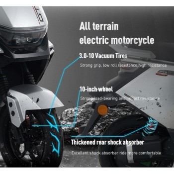 Motocicleta eléctrica ZUBOO GT VERDE