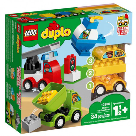 1. Set de coches Lego Duplo Mis primeras creaciones automovilísticas