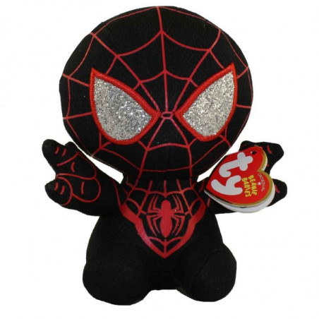 Peluche Ty Spiderman Miles Morales pequeño 16x14 cm (CONSULTA DISPONIBILIDAD Y PRECIO FINAL POR WHATSAPP)